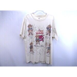 Vintage ANVIL T Shirt XL Cute Teddy Bear Nature Outdoor Single Stitch USA Fabric